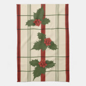 Handtuch in Rot und Grüntöne (Vertikal)