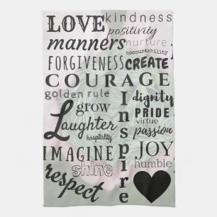 Handtuch - Küche - Familien-Regeln