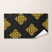 Handtuch mit Afro-Coll-Mustern. Afro Bath Badhandtuch Set (Handtuch)