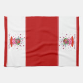 Handtuch mit Blumen (Horizontal)