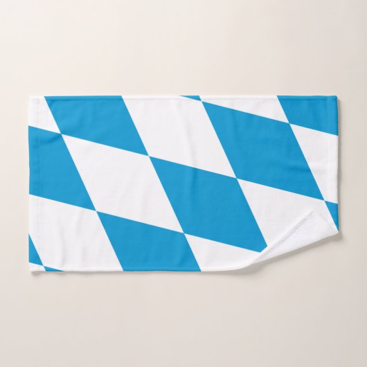 Handtuch mit der Flagge Bayerns, Deutschland (Handtuch)