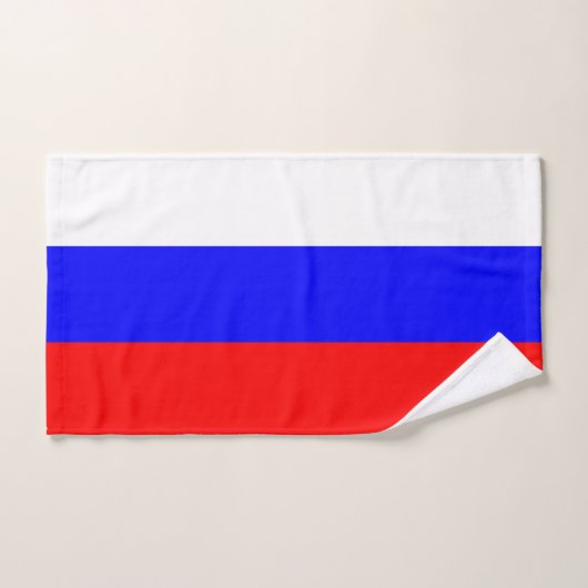 Handtuch mit der Flagge Russlands (Handtuch)