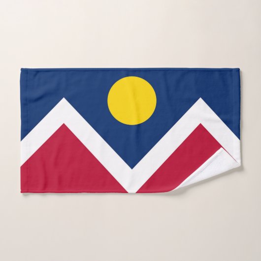 Handtuch mit der Flagge von Denver City, Colorado, (Handtuch)