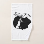 Handtuch mit der Flagge von Korsika, Frankreich (Handtuch)