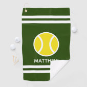Handtuch mit eigenem Namen und Logo für Tennisball (Insitu)