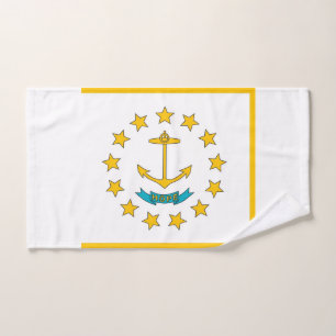 Handtuch mit Fahne Rhode Island Staat, USA