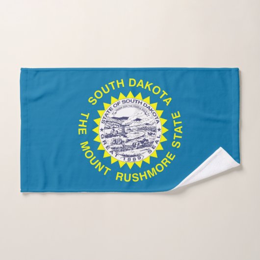 Handtuch mit Flag South Dakota Staat, USA (Handtuch)