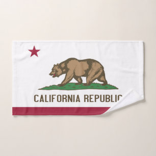 Handtuch mit Flag von California Staat, USA