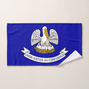 Handtuch mit Flag von Louisiana Staat, USA