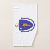 Handtuch mit Flag von Massachusetts Staat, USA (Handtuch)