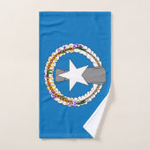 Handtuch mit Flag von Northern Mariana, USA (Handtuch)