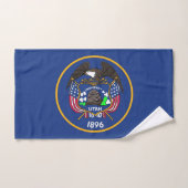 Handtuch mit Flag von Utah Staat, USA (Handtuch)