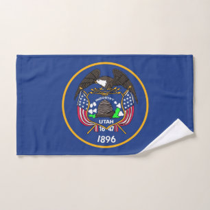 Handtuch mit Flag von Utah Staat, USA