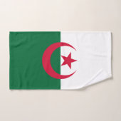 Handtuch mit Flagge Algeriens (Handtuch)
