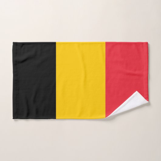 Handtuch mit Flagge Belgiens (Handtuch)
