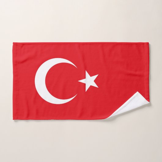 Handtuch mit Flagge der Türkei (Handtuch)