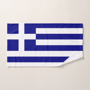 Handtuch mit Flagge Griechenlands