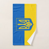 Handtuch mit Flagge in der Ukraine (Handtuch)