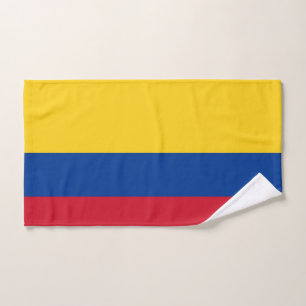 Handtuch mit Flagge Kolumbiens