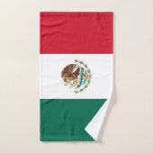Handtuch mit Flagge Mexikos (Handtuch)