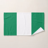 Handtuch mit Flagge Nigerias (Handtuch)