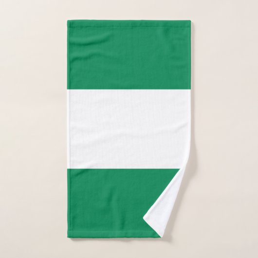 Handtuch mit Flagge Nigerias (Handtuch)