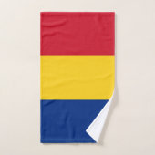Handtuch mit Flagge Rumäniens (Handtuch)