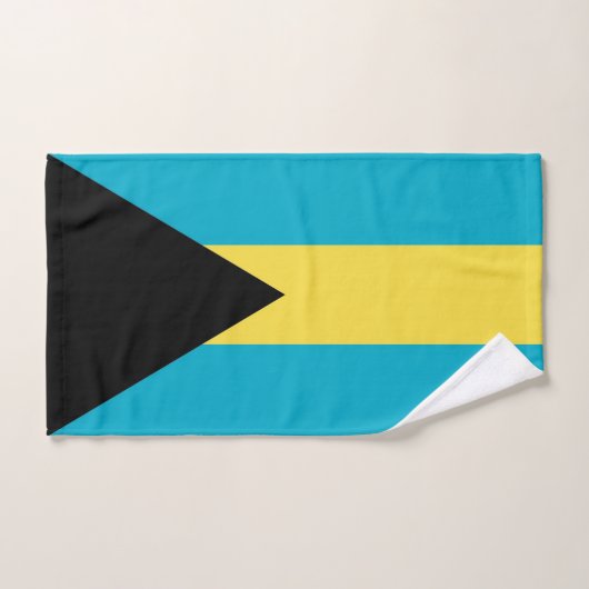 Handtuch mit Flagge von Bahamas (Handtuch)