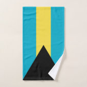 Handtuch mit Flagge von Bahamas (Handtuch)