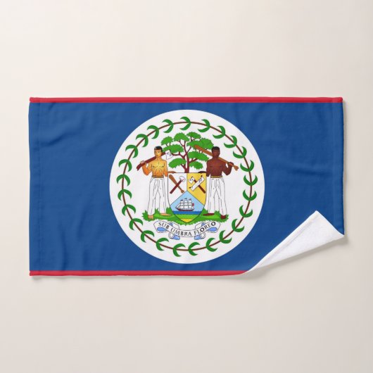 Handtuch mit Flagge von Belize (Handtuch)