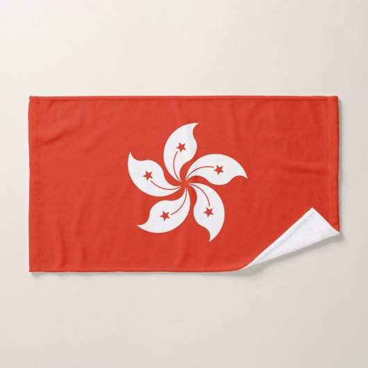 Handtuch mit Flagge von Hongkong (Handtuch)