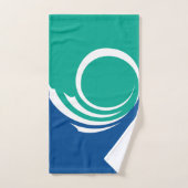 Handtuch mit Flagge von Ottawa, Kanada (Handtuch)