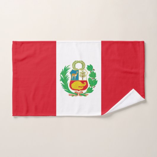 Handtuch mit Flagge von Peru (Handtuch)