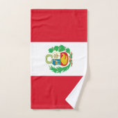 Handtuch mit Flagge von Peru (Handtuch)