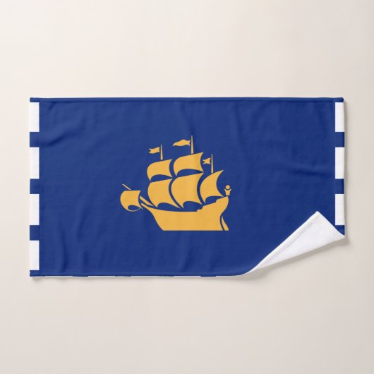 Handtuch mit Flagge von Quebec City (Handtuch)