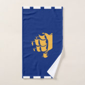 Handtuch mit Flagge von Quebec City (Handtuch)