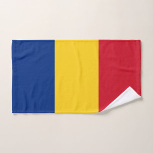 Handtuch mit Flagge von Rumänien