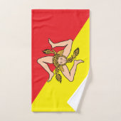 Handtuch mit Flagge von Sizilien (Handtuch)