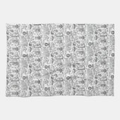 Handtuch mit gepolsterten Linien (Horizontal)