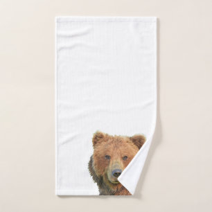 Handtuch mit Grizzlybär