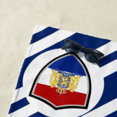 Handtuch mit holländischer Flagge (Beispiel)