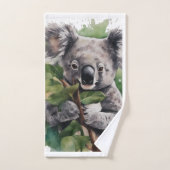 Handtuch mit Koala auf Baum (Handtuch)