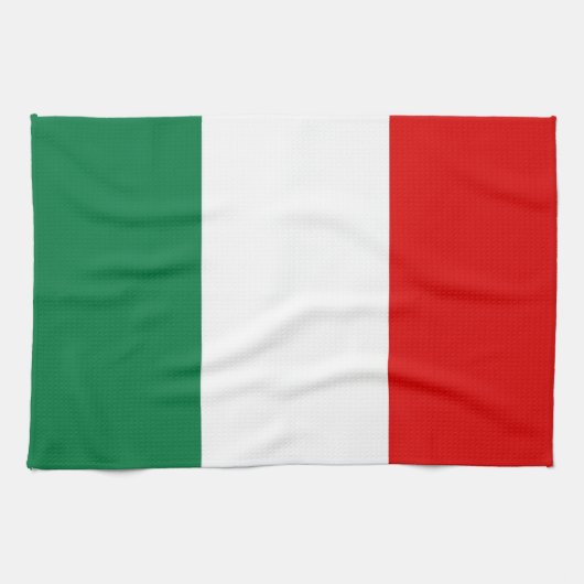 Handtuch mit kurviger Landesflagge (Horizontal)