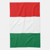 Handtuch mit kurviger Landesflagge (Vertikal)