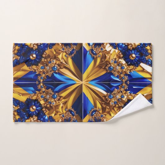 Handtuch mit Schweden Farben (Handtuch)