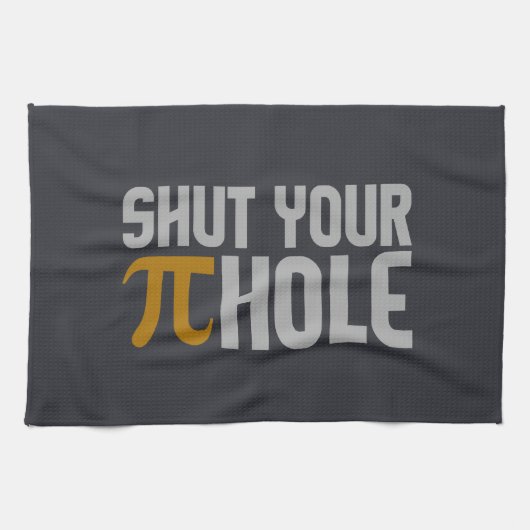 Handtuch "Pie (pi) Hole" (Horizontal)