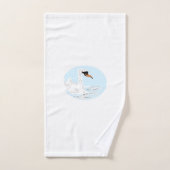 Handtuch: Schwäne Badhandtuch Set (Handtuch)