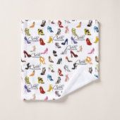 Handtuch Set Aschenputtel Schuhe Heelse Pumps (Waschlappen)