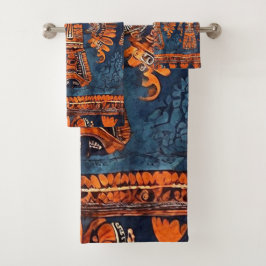 Handtuch Set Azteken Stil Mexico Mittel- Südamerik