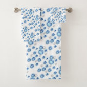 Handtuch Set - Blaue Blasen (Insitu)